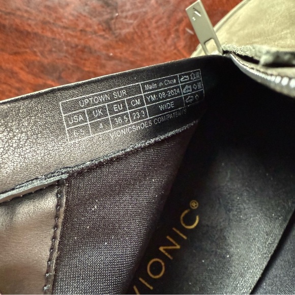 Vionic Women’s Uptown Sur Platform Wedge Green Pull On Booties Size 6.5 - Picture 7 of 8